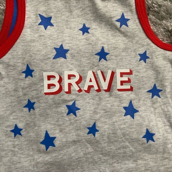 🏷️ 5 for $25 - 4TH Of July Brave Romper - Picture 3 of 4
